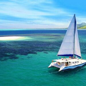 Cruise on crystal clear waters abord a Catamaran on this holiday adventure