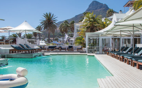 Bay Hotel Camps Bay Clifton Cape Town Sea Ocean Hotel Accommodation luxury 4 star nightlife restaurant table mountain