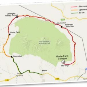 African hideaways holiday travel map