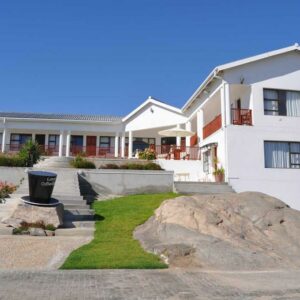 A bed and breakfast location that’s sandwiched between the thundering Atlantic Ocean and the arid Namib Desert