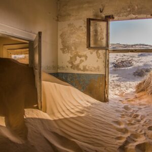 Get to view the vast desert landscape from the back of a horse