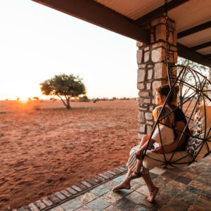 View the open Savanah as you rest for your adventures to come