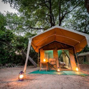 Enjoy a piece of paradise in the great water wonderland on a wild safari camp