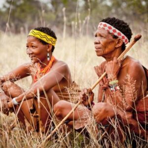 Experience the fascinating world of the San Bushmen as they explain to you how they forage and live in the wild on this magical African hideaway trip