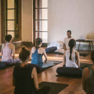 End your day off with a meditation therapy class followed by dinner and a walk along the beach